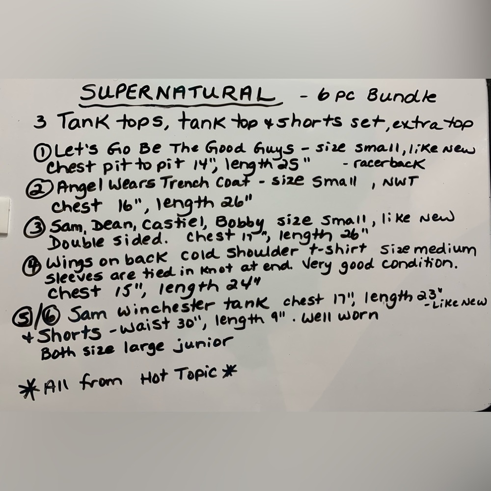 Supernatural Tank Top Bundle 6 Pc - Picture 12 of 14